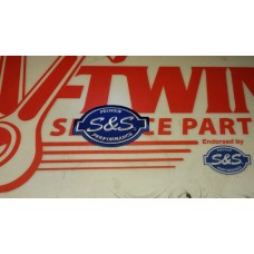 S&S Patch, S&S Cycle, 3″ 510-0194