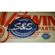 S&S Patch, S&S Cycle, 6″ 510-0193