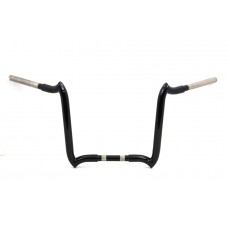 14" Z-Bar Handlebar without Indents Black 25-0152