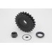 Tapered Engine Sprocket Kit 23 Tooth Parkerized 19-0137