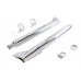 V-Twin 1961 Style Fishtail Muffler Kit Chrome 30-1301