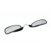 V-Twin Billet Style Teardrop Mirror Set Black 34-0024 56000135