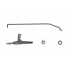 V-Twin Replica Parkerized Carburetor Choke Rod Kit 35-1080