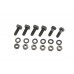 V-Twin Seat Spring Yoke Bracket Mounting Kit Parkerized 37-1101