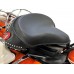 V-Twin Black Leather Police Solo Seat Kit 47-0483