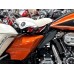 V-Twin White Leather Solo Seat Kit 47-0927