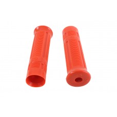 V-Twin Beck Plastic Grip Set Orange 28-0506