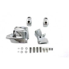 V-Twin Handlebar Control Cover Set Chrome 26-0537 46099-98