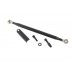 V-Twin 12 inch Billet Shifter Rod Kit Black 21-0854