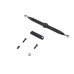 V-Twin 12 inch Skull Shift Rod Kit Black 21-0859