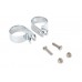 V-Twin Chrome 1-7/8 inch Exhaust Clamp Set 31-1647