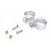 V-Twin Chrome 1-7/8 inch Exhaust Clamp Set 31-1647