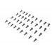 V-Twin Rocker Box Cover Screw Set Black 37-0975