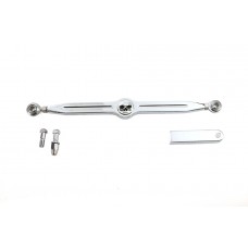 V-Twin 12 inch Skull Shift Rod Kit Chrome 21-0855