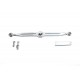 V-Twin 12 inch Skull Shift Rod Kit Chrome 21-0855
