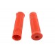 V-Twin Beck Plastic Grip Set Orange 28-0506