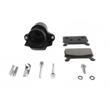 V-Twin Black Rear 1 Piston Caliper 23-3089 44076-86A