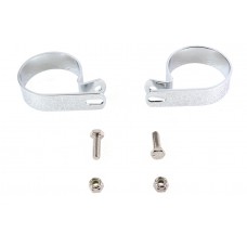 V-Twin Chrome 2-1/2 inch Exhaust Clamp Set 31-1648