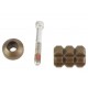 V-Twin Grate Style Shifter Footpeg Bronze 21-0884 33600214