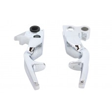 V-Twin Short Trigger Lever Set Chrome 26-1553 324933780081