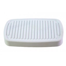 V-Twin White Brake Pedal Rubber 28-0025 78752W