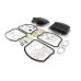 V-Twin Panhead Evolution Rocker Box Set Black - 11-1658