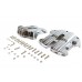 V-Twin M8 Rocker Box Cover Set Chrome - 11-1766