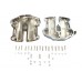 V-Twin M8 Rocker Box Cover Set Chrome - 11-1766