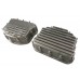 V-Twin Finned Panhead Valve Cover Set - 11-2575