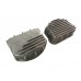 V-Twin Finned Panhead Valve Cover Set - 11-2575