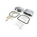 V-Twin Panhead Evolution Rocker Box Set Chrome - 11-2703