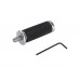 V-Twin 2.5 Long Shifter Footpeg with Chrome End Caps - 21-0758