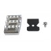 V-Twin Grate Brake Pedal Pad Small Chrome - 23-1337