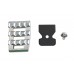 V-Twin Grate Brake Pedal Pad Small Chrome - 23-1337