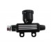 V-Twin Billet Rear Master Cylinder Black - 23-1661