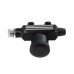 V-Twin Billet Rear Master Cylinder Black - 23-1661