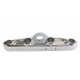 V-Twin 56121 -73 Factory Sample Chrome Top Triple Tree - 24-1623