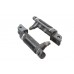 V-Twin 50502253 M8 NYC Style Driver Footpeg Set Graphite - 27-0234