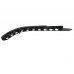 V-Twin Rigid "Holy" Chain Guard Black Powder Coated - 27-1289
