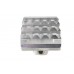V-Twin Grate Passenger Footpeg Set Chrome - 27-1292