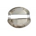 V-Twin Driver 'D' Shape Footboard Set Chrome - 27-1430