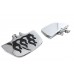 Wyatt Gatling Factory Sample Passenger Mini Footboard Set with Flame      Design - 27-2412