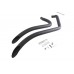 V-Twin Factory Sample Wyatt Gatling Smooth Radius Pipe Set Black - 30-0701