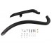 V-Twin Factory Sample Curved Radius Exhaust Header Set Black - 30-0719
