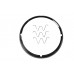 V-Twin 46555-03B Outer Headlamp Trim Rim Black - 33-2287