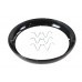 V-Twin 46555-03B Outer Headlamp Trim Rim Black - 33-2287