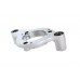 V-Twin Heavy Breather Air Cleaner Mount Bracket Chrome - 34-2131