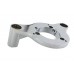 V-Twin Heavy Breather Air Cleaner Mount Bracket Chrome - 34-2133