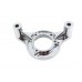 V-Twin Heavy Breather Air Cleaner Mount Bracket Chrome - 34-2133