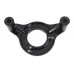 V-Twin Heavy Breather Air Cleaner Mount Bracket Black - 34-2134